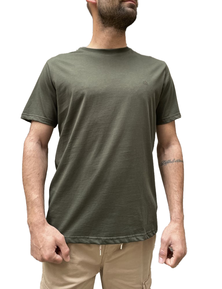 Everbest ανδρικό χακί Plus Size T-shirt 2328000X φωτογραφία